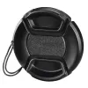Lens cap Hama 00095400 for digital camera 3.7 cm Melns