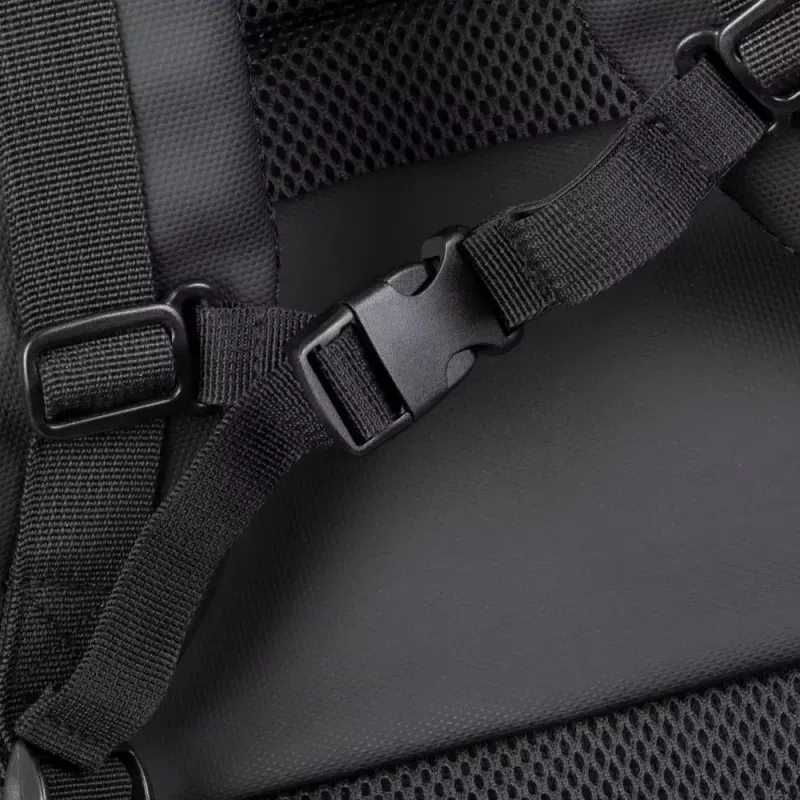 Ikdienas mugursoma Rivacase Tegel 8465 Melns Polyester ECO-FRIENDLY