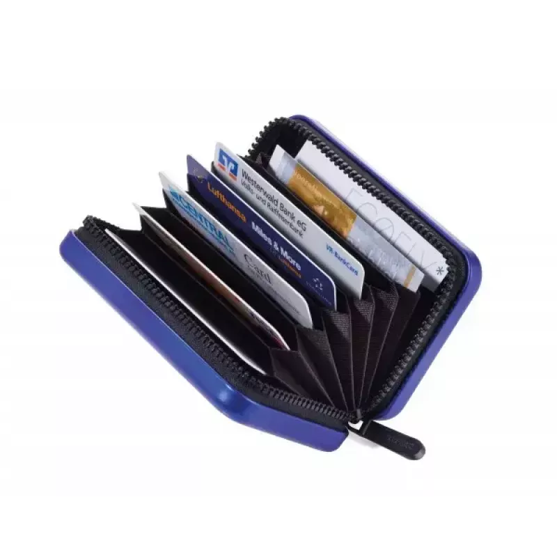 Futrālis TROIKA CCC04-BL zils alumīnija poliestera 80g 70mm x 105mm