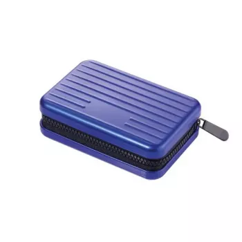 Futrālis TROIKA CCC04-BL zils alumīnija poliestera 80g 70mm x 105mm