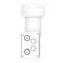 Hama 00205375 zemas trokšņa līmeņa bloka pārveidotājs (LNB) 10.7 - 12.75 GHz balts