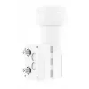 Hama 00205375 zemas trokšņa līmeņa bloka pārveidotājs (LNB) 10.7 - 12.75 GHz balts