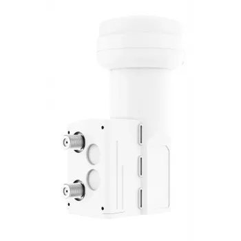 Hama 00205375 zemas trokšņa līmeņa bloka pārveidotājs (LNB) 10.7 - 12.75 GHz balts