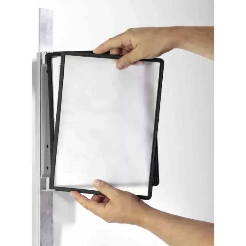 Durable Vario magnet wall 5 dokumentu displeja karuselis portreta orientācijā A4