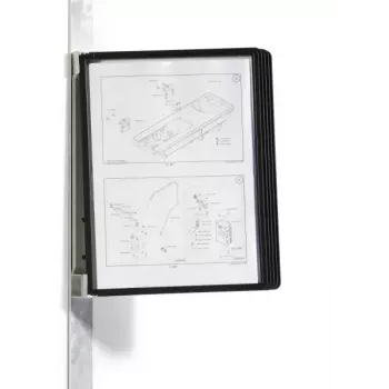 Durable Vario magnet wall 5 dokumentu displeja karuselis portreta orientācijā A4