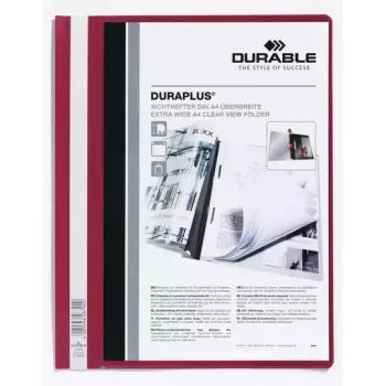 Ziņojumu vāciņš Durable DURAPLUS 2579-03 sarkans
