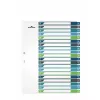 Tukša šķirkļu indeksa lapa Durable 679727 Daudzkrāsains Polipropilēns 245x305 mm