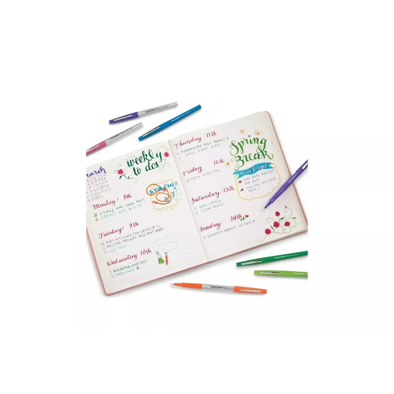 Flomāsteri vidējs Papermate Flair Daudzkrāsains 16 gab.