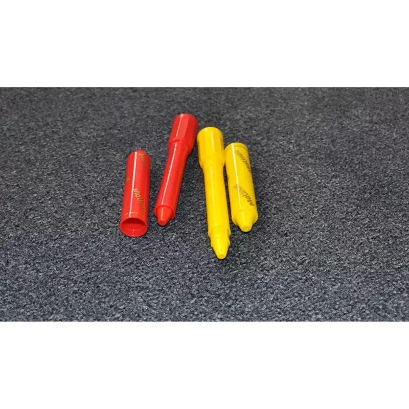 Crayon Malinos 301036 6 gab. Daudzkrāsains Melns Zils Zaļš Sarkans Violets Dzeltens