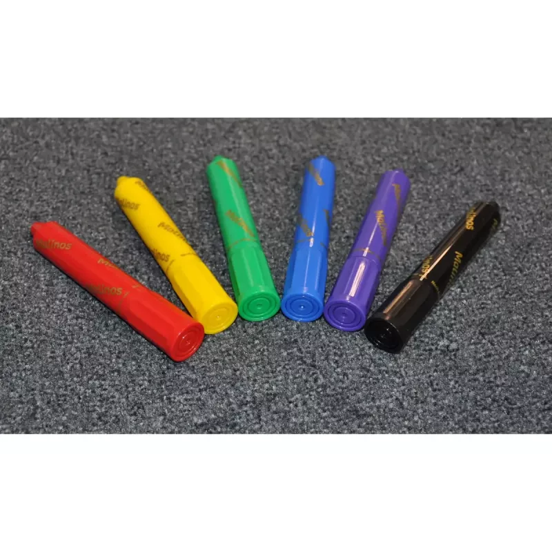 Crayon Malinos 301036 6 gab. Daudzkrāsains Melns Zils Zaļš Sarkans Violets Dzeltens