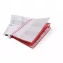 Parasta dokumentu mape Durable 255503 Plastmasa Sarkana Caurspīdīga 5 gab.