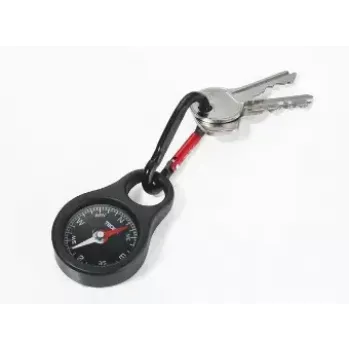 TROIKA COS10/BK Melns Sarkans Atslēgu piekariņš 40mm x 98mm 23g