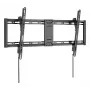 TV sienas stiprinājuma kronšteins EQUIP 43 collas–95 collas, noliecams, plāns, 75 kg televizoriem, VESA 200x200–800x400, noliece 0–8°, 4,2 cm attālums, melns