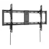 TV sienas stiprinājuma kronšteins EQUIP 43 collas–95 collas, noliecams, plāns, 75 kg televizoriem, VESA 200x200–800x400, noliece 0–8°, 4,2 cm attālums, melns