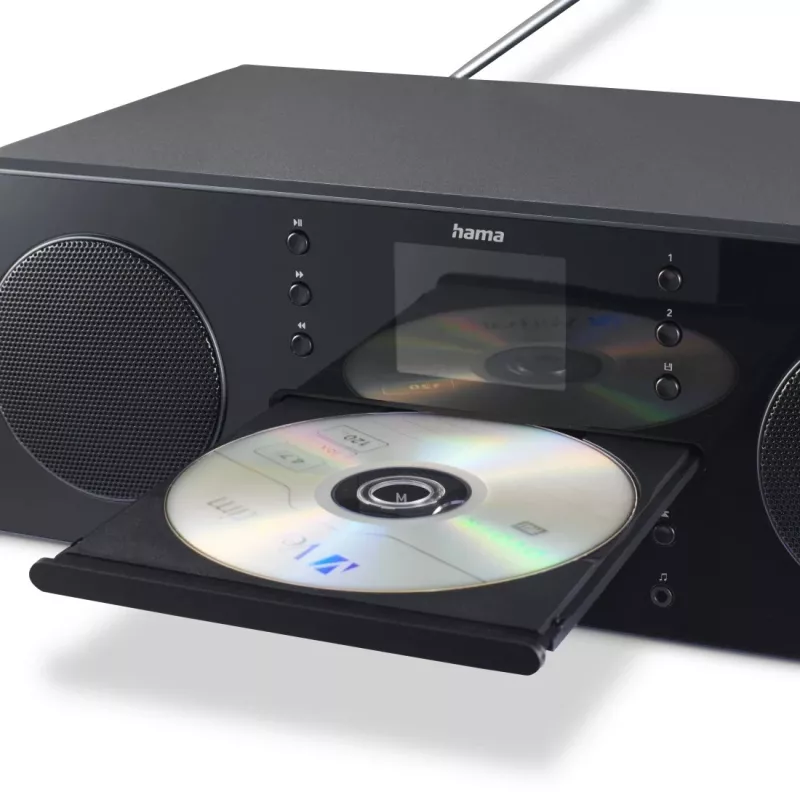 Hama 00054254 radio Personālie Digitālie Melns, Pelēks