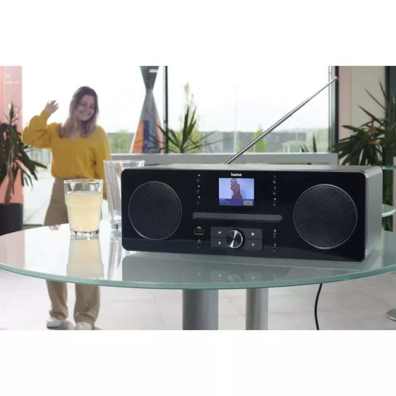 Hama 00054254 radio Personālie Digitālie Melns, Pelēks