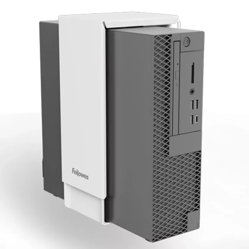 Fellowes 100136876 CPU turētājs Zem galda CPU turētājs Balta