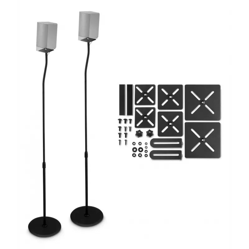 Hama 00220882 skaļruņu statīvs grīdas novietojumam Melns