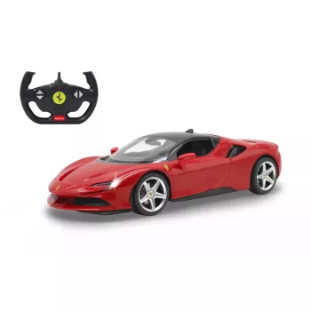 Sporta auto Jamara Ferrari SF90 Stradale Radio vadāms Elektriskais dzinējs 1:14