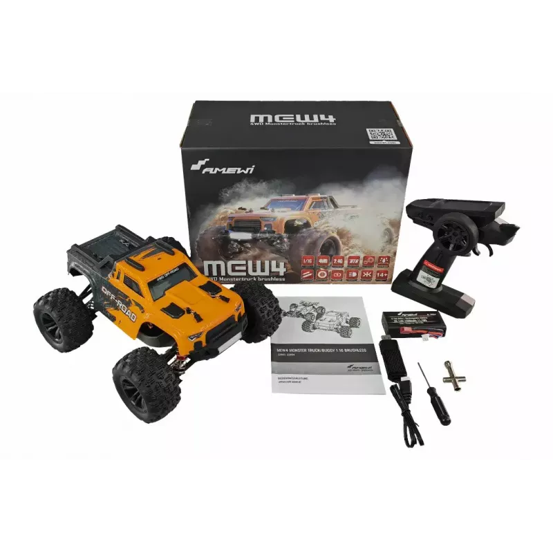 Monster truck Amewi 22653 Elektriskais dzinējs 1:16 no 14 gadu vecuma