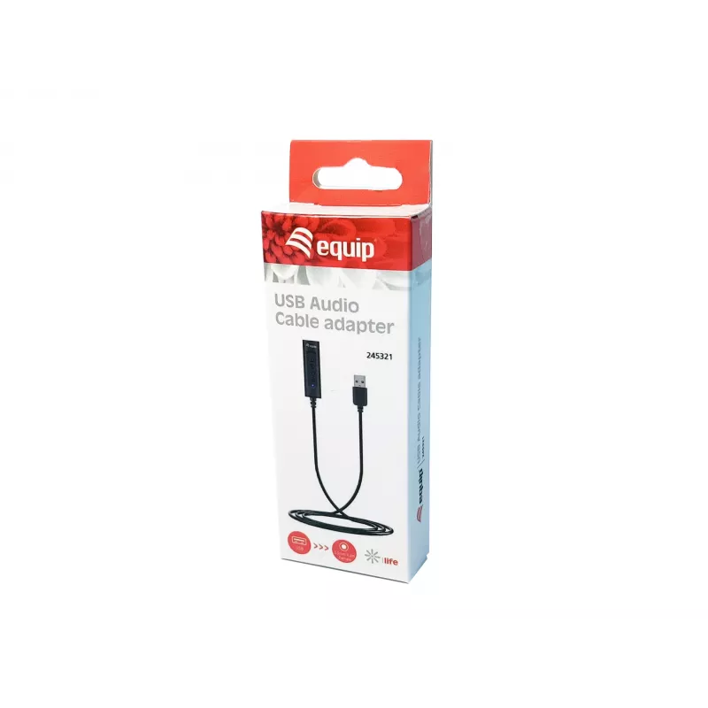 Control adapter Equip USB Audio kabeļa adapteris 245321
