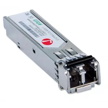 Intellinet raiduztvērēja modulis optiskais, Gigabit Fiber SFP Mini-GBIC, 1000Base-Lx (LC) vienmoda ports, 20 km, viļņa garums 1310 nm, Ethernet, šķiedra, MSA saderīgs, ekvivalents Cisco GLC-LH-SM, trīs gadu garantija