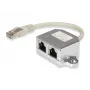 2 portu Cat.5e RJ45 sadalītājs Equip 127608