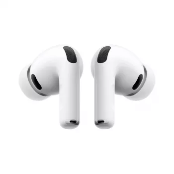 Austiņas Apple AirPods Pro (3. paaudze) — patiesi bezvadu ievietojamās, H2 mikroshēma, IP57, USB‑C uzlādes maciņš, aktīvā trokšņu slāpēšana, caurlaidība