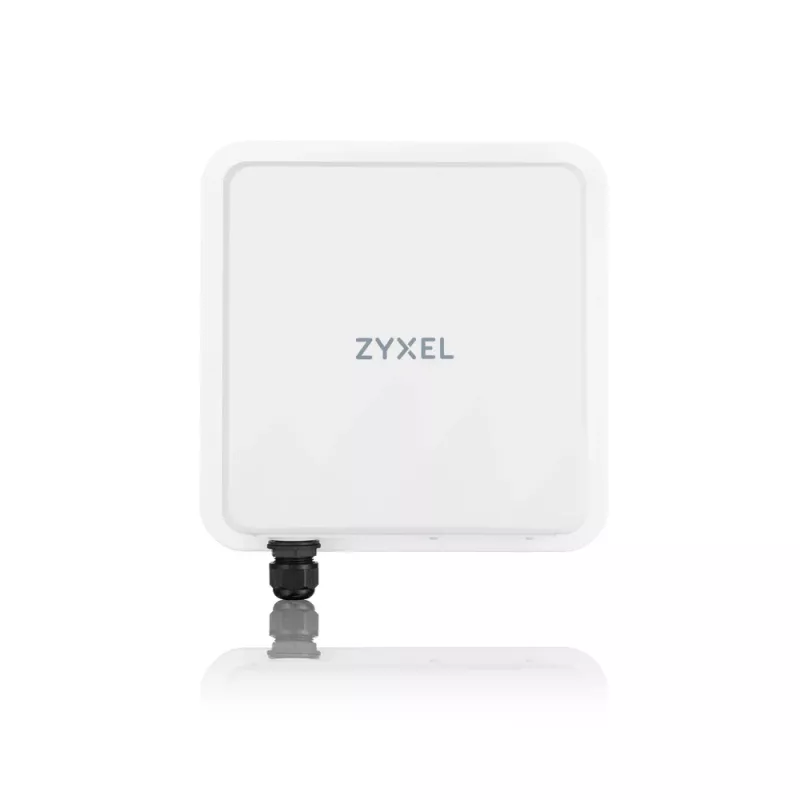 Zyxel FWA710 bezvadu maršrutētājs Multi-Gigabit Ethernet Dual-band (2.4 GHz / 5 GHz) 5G Balts