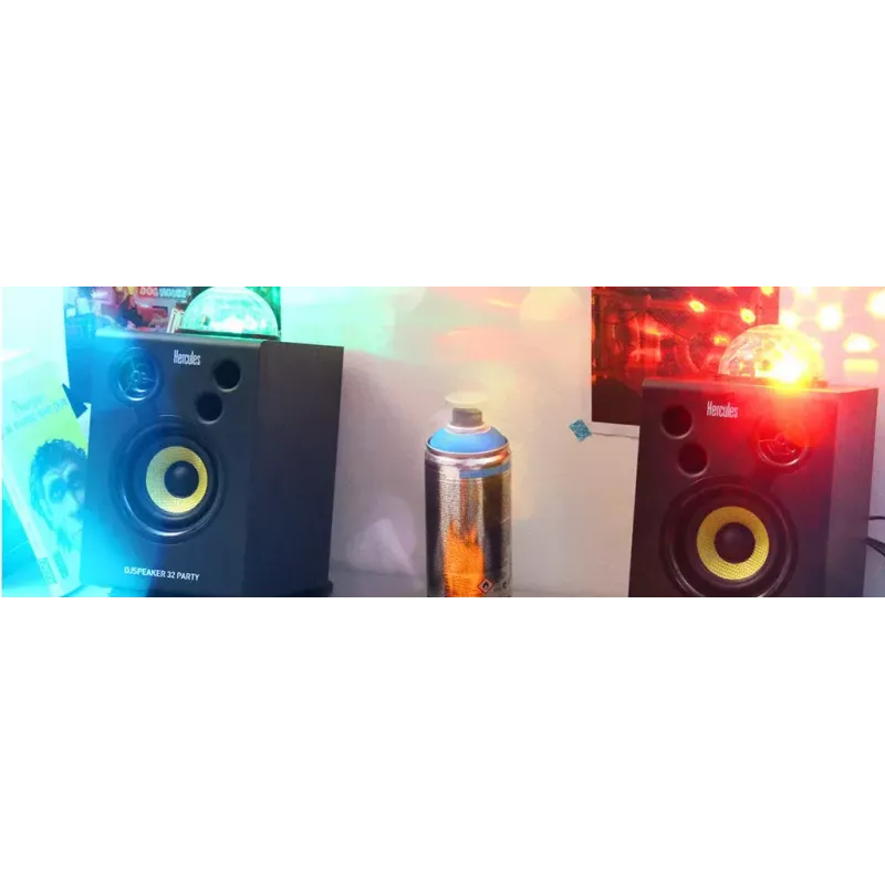 Hercules DJ Speaker 32 Party melns vadu 30 W