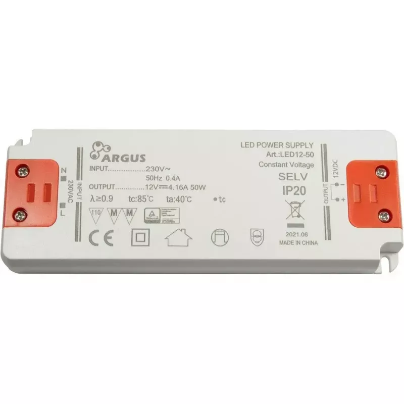 LED draiveris Inter-Tech LED12-50 50W IP20 100000h