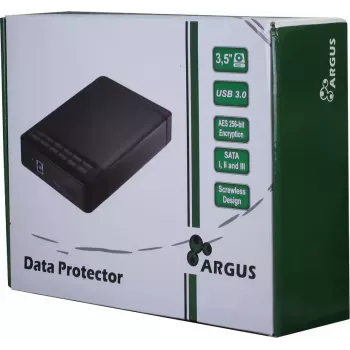 HDD korpuss Inter-Tech Argus GD-35LK01 Melns 3,5 collas