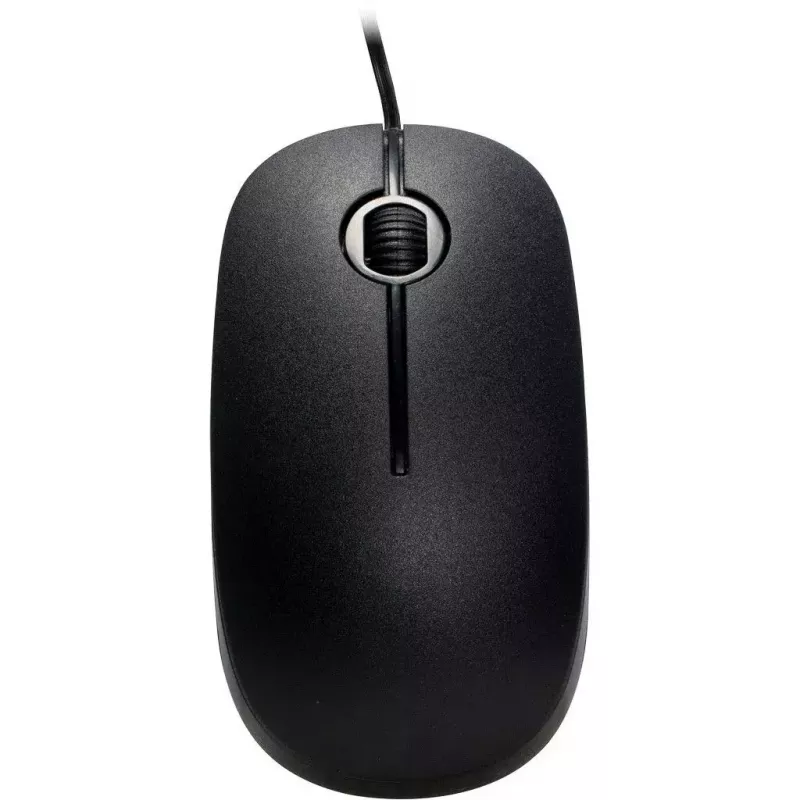 Tastatūra Inter-Tech NK-1000EC ar peli, biroja, USB, QWERTY, melna