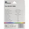 Ventilators Inter-Tech RS-041 RGB 12 cm melns