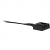 Ventilators Inter-Tech RS-041 RGB 12 cm melns
