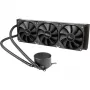 Viss vienā šķidruma CPU dzesētājs INTER-TECH B-360 ar 120 mm ventilatoru, hidraulisko gultni, melns