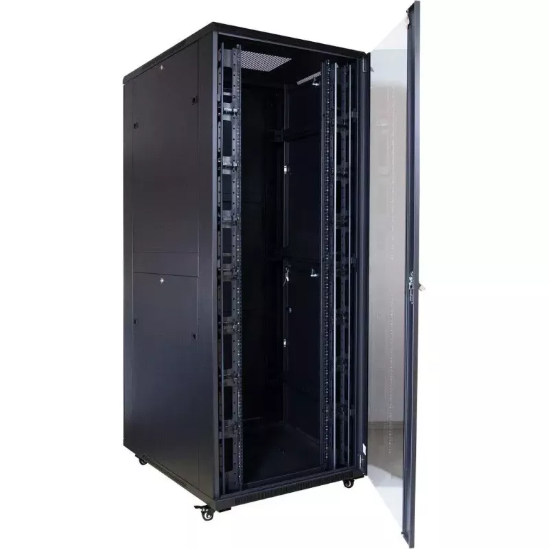 Brīvi stāvošs statīvs Inter-Tech 88887257 42U Melns