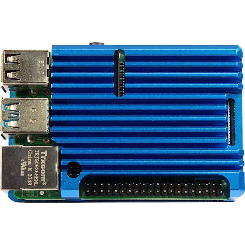 Korpuss Inter-Tech 88887360 Raspberry Pi 86x56x23mm zils