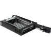 Inter-Tech ST-2523 Melns glabāšanas korpuss metāls plastmasa 9.7mm