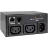 Inter-Tech SD-1021 PDU 2 maiņstrāvas rozetes Melns Pārslēdzams