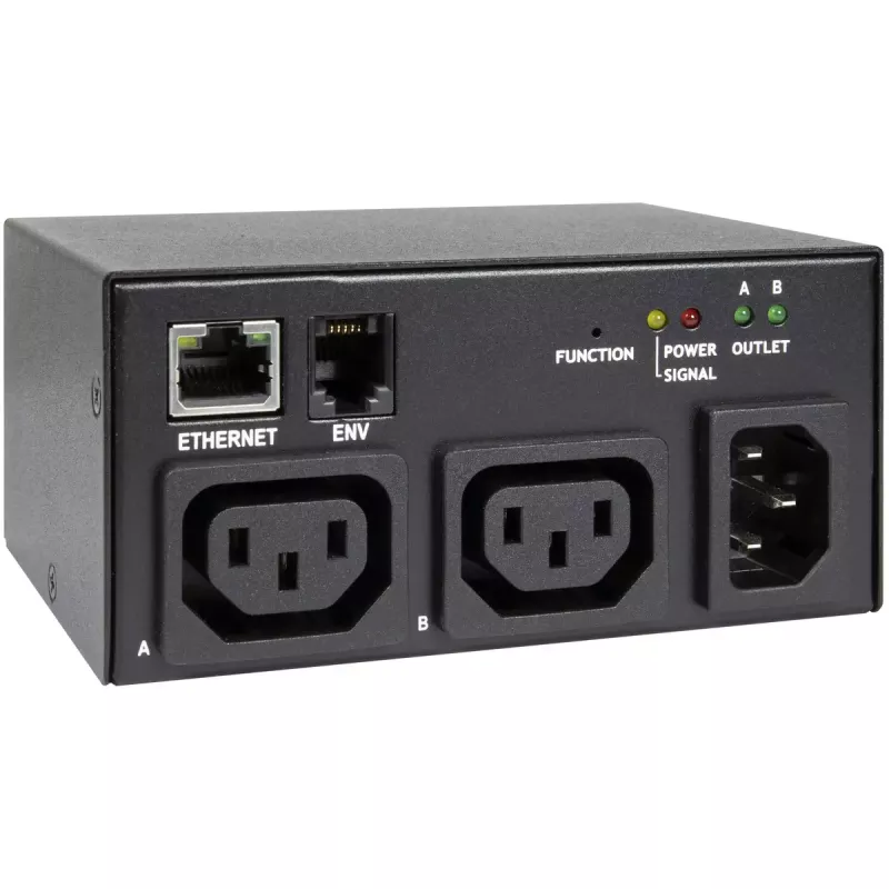 Inter-Tech SD-1021 PDU 2 maiņstrāvas rozetes Melns Pārslēdzams