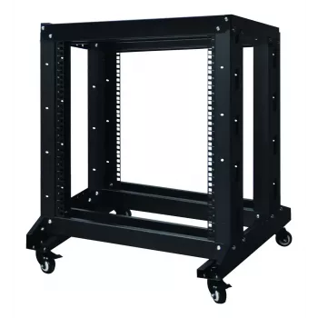 Brīvi stāvošs plaukts Inter-Tech SRB-6612 12U melns 400 kg kravnesība
