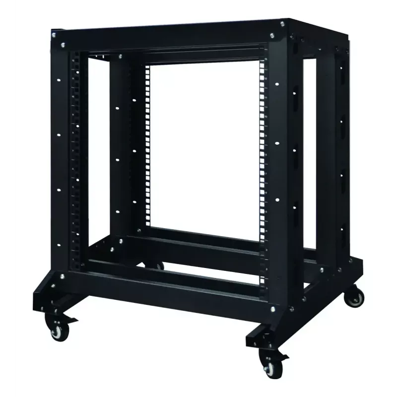 Brīvi stāvošs plaukts Inter-Tech SRB-6612 12U melns 400 kg kravnesība