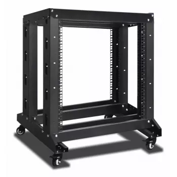 Brīvi stāvošs plaukts Inter-Tech SRB-6612 12U melns 400 kg kravnesība