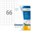 Pašlīmējošās uzlīmes HERMA Removable A4 25,4x25,4 mm 1650 gab.