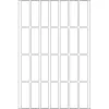 Daudzfunkcionālas uzlīmes HERMA 13x40 mm baltas noņemamas/pārvietojamas papīra matētas 896 gab.