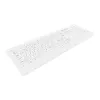 Contour Design Active Key Contour ClassicClean medicīnas tastatūra ar noņemamu pārsegu, pilna izmēra, bezvadu, balta PN C8100