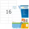 Pašlīmējošā printera uzlīme HERMA Labels Premium A4 105x37 mm