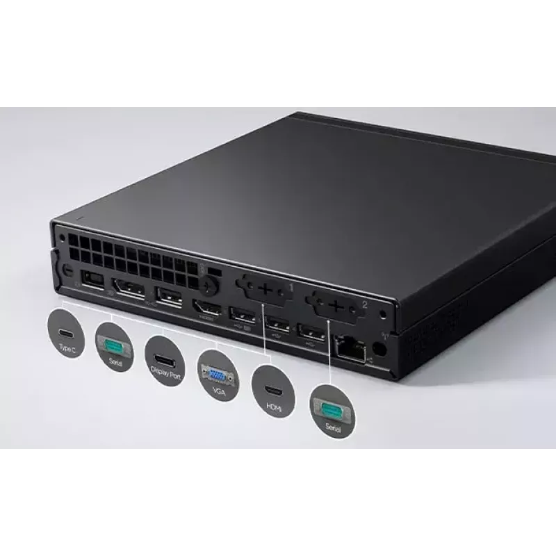 Lenovo ThinkCentre M75q AMD Ryzen™ 7 PRO 8700GE 32 GB DDR5-SDRAM 1 TB SSD Windows 11 Pro Mini PC Melns