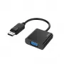 Hama 00200337 video kabeļa adapteris DisplayPort VGA (D-Sub) melns